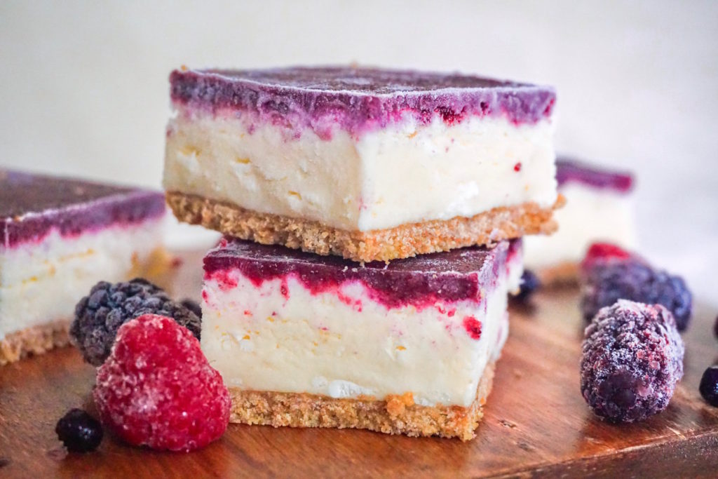 Cheesecake Ice Cream Bars (gluten, nut, and egg free) - Gluten Illusion